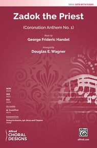 Zadok the Priest SATB choral sheet music cover Thumbnail